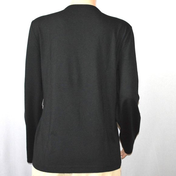 Cappagallo Women's T Shirt Top Embellished Christmas Embroidered Size Small - Picture 3 of 3